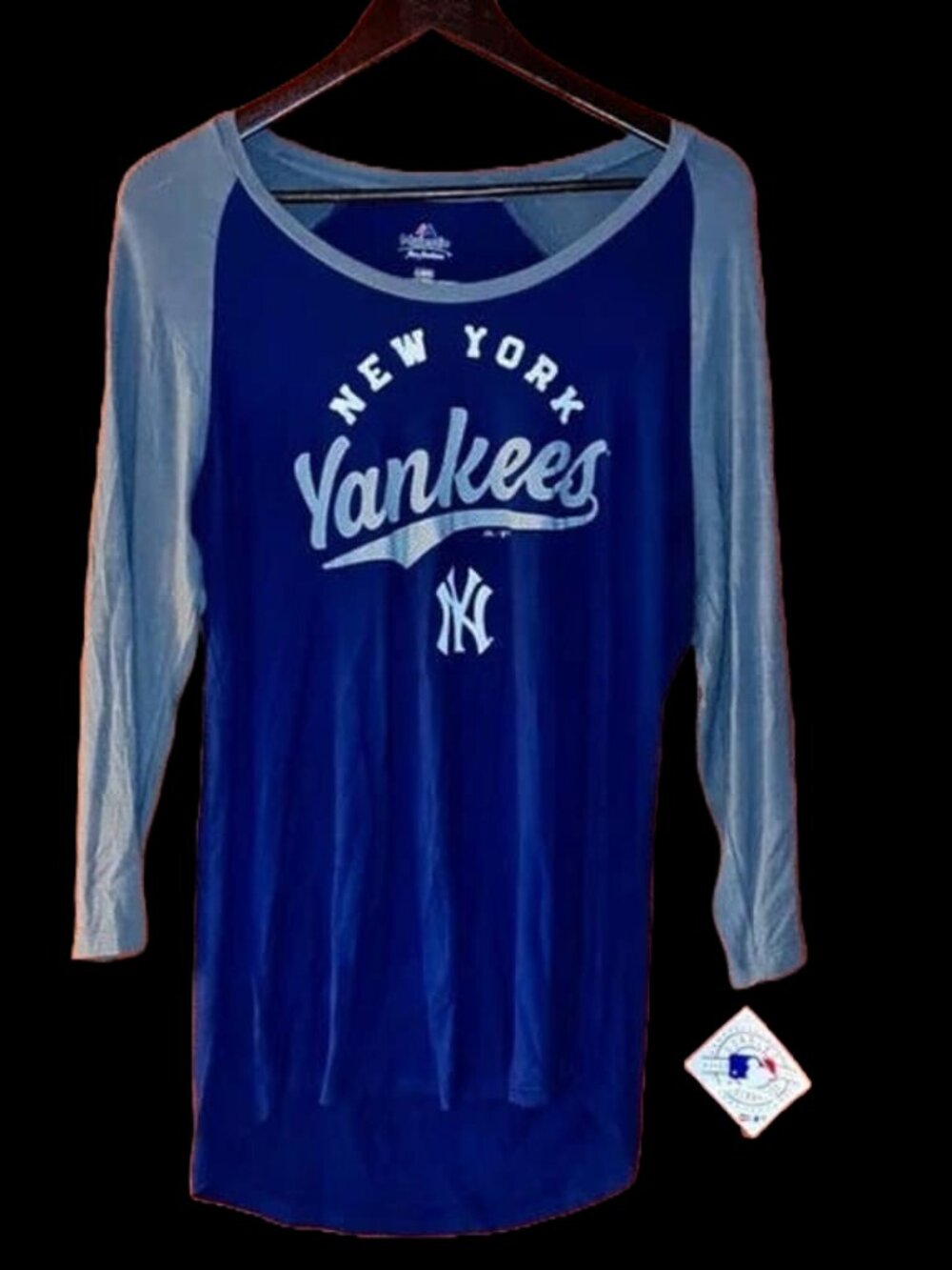 New York Yankees women's long sleeve tee size L